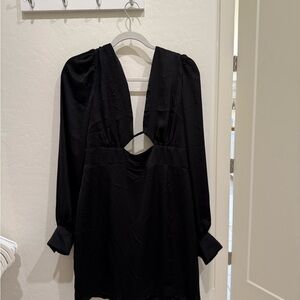 Showpo Black Long Sleeve Blouse